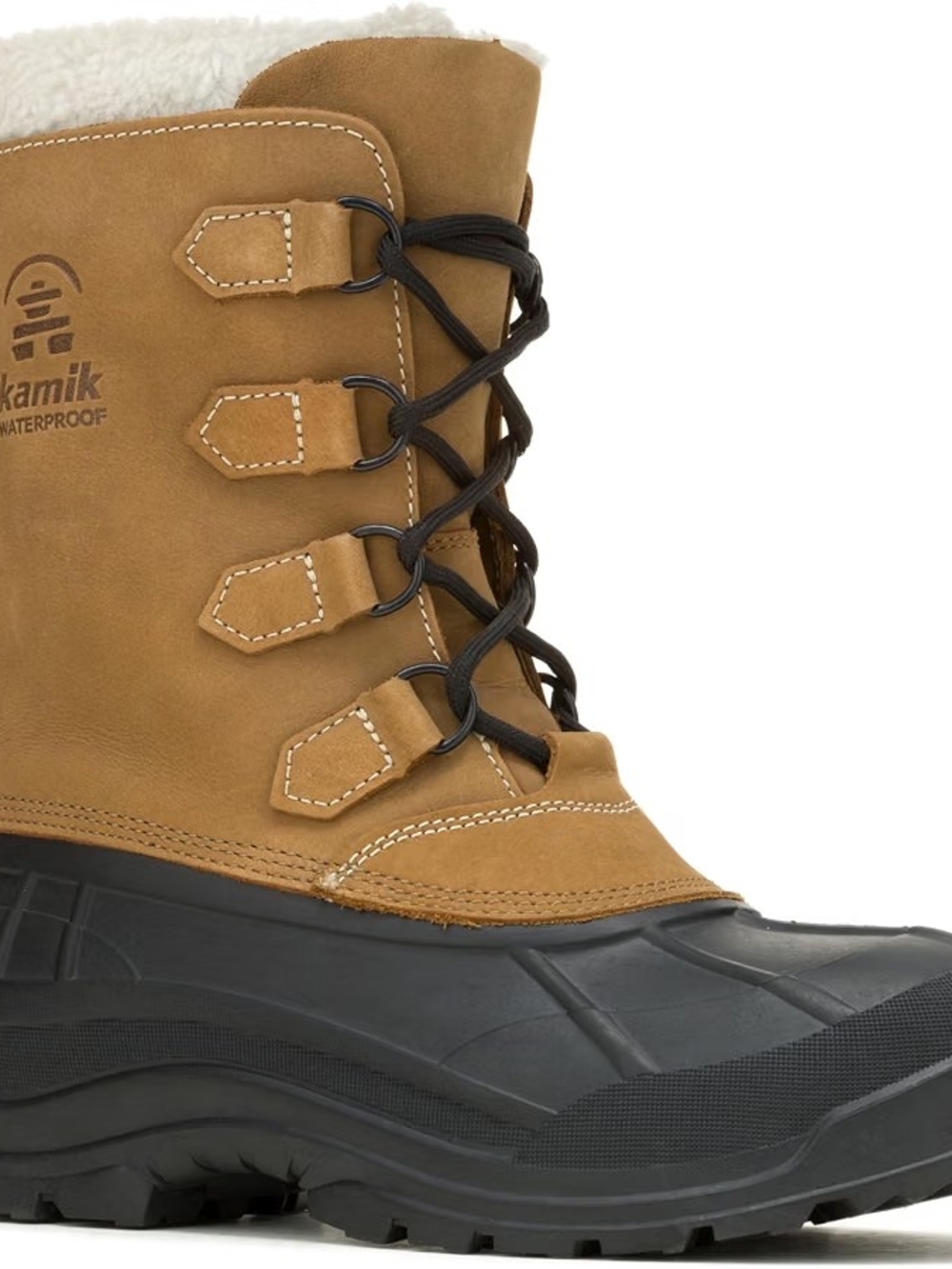 Kamik Women's Waterproof Snow Boots Nubuck Size 8 - Picture 2 of 6